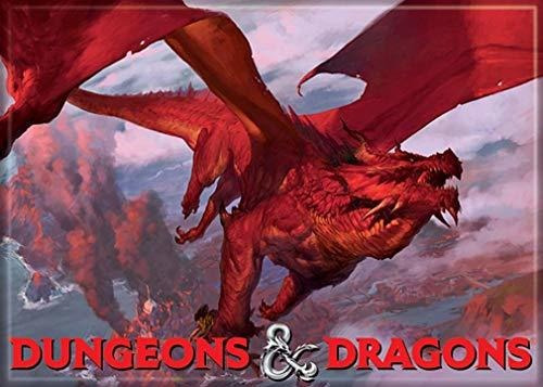 Imán Dragón Rojo Dungeons & Dragons.