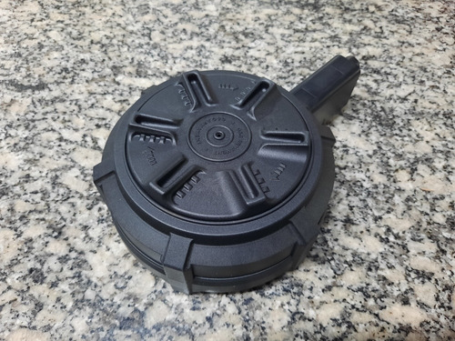 Imagem 2 de 4 de Airsoft Drum Mag Carregador Arp 9 G&g Pronta Entrega!