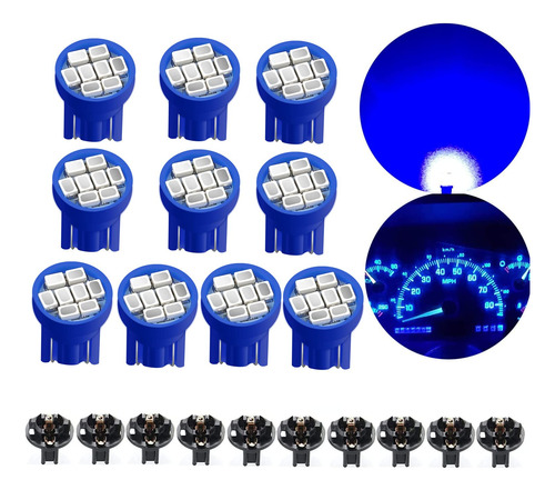 Dssooy Paquete De 10 Bombillas Led T10 194 168 158 161  Par.