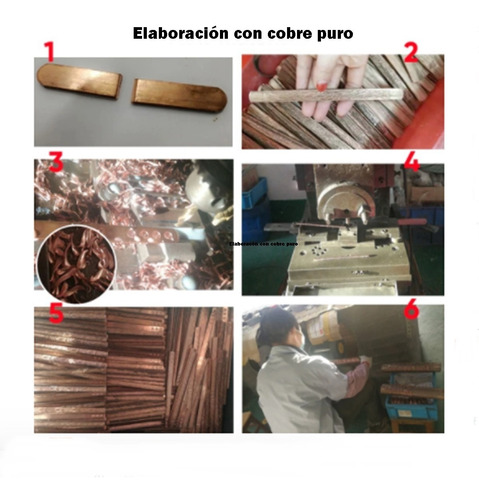Imagen 7 de 8 de Pulsera Magnética De Cobre Hombre