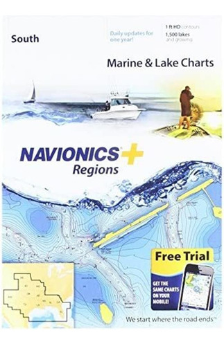 Navionics Plus Regions South Marine Y Lake Charts En Sd/m