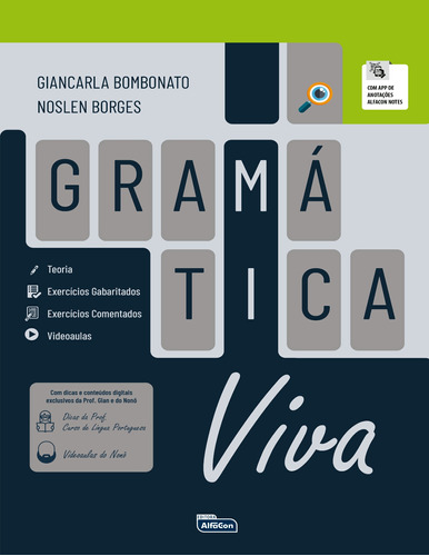 Gramática viva, de Borges, Noslen. Editora Jafar Sistemas De Ensino E Cursos Livres, capa mole em português, 2021