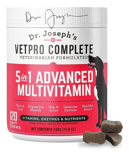 Multivitaminas Para Perro, Vet Pro, 120 Masticables,