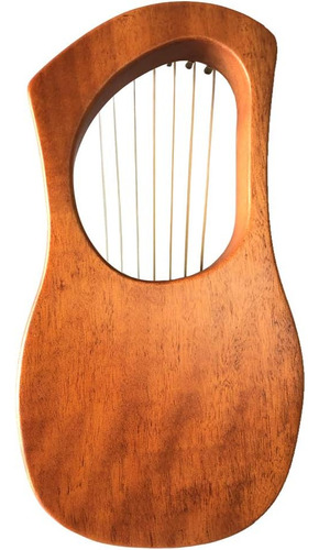Arpa De Lira, 7 Cuerdas De Metal - Instrumento De Cuerdas Or