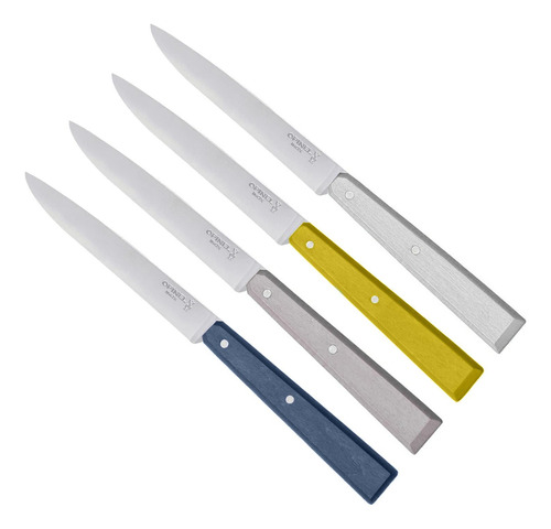 Opinel Juego De 4 Cuchillos Para Carne Bon Appetit - Celeste