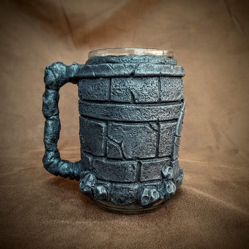 Jarro Vaso Artesanal Estilo Torre Medieval