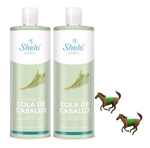 Shampoo Cola De Caballo, Crecimiento Sheló Nabel Cont 950 Ml