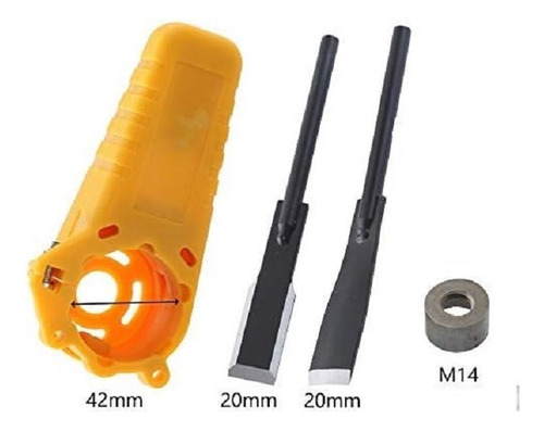 Adaptador Esmeril M14mm Juego Cinceles Para Carpintería
