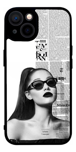 Funda Ariana Grande Newspaper Para iPhone X Xr 11 12 13 14