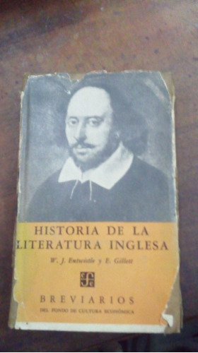 Libro  Historia De La Literatura Inglesa