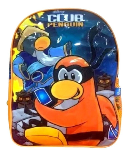 Mochila Espalda Club Penguin 12 PLG - Art. 49101 Color Naranja
