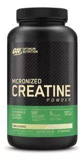 Creatina Monohidratada Micronizada 300g Sin Sabor Optimum Nutrition