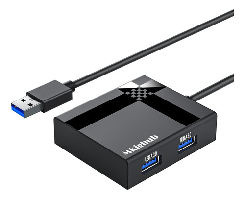 Mkighub Usb A Hub, Concentrador Usb 3.0 De 4 Puertos, Expans