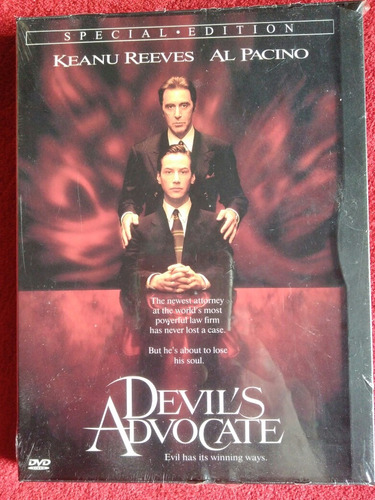 Dvd Espcial Edition Devils Advocate Abogado Del Diablo Pacin