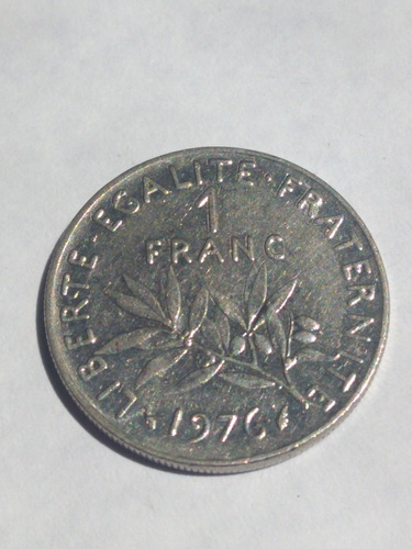 Moneda Francia 1 Franco Año 1976 (404)