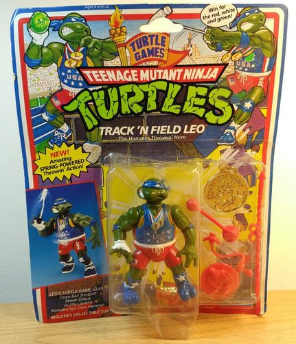 Track N' Field Leo 1992 Tmnt ! Turtle Games Tortugas Ninja