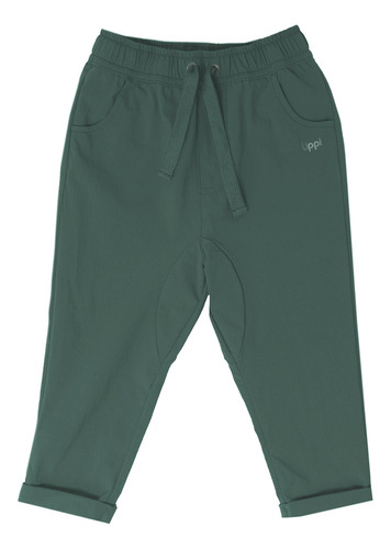 Pantalon Baby Boy Relaxed Pants Oliva Oscuro Lippi