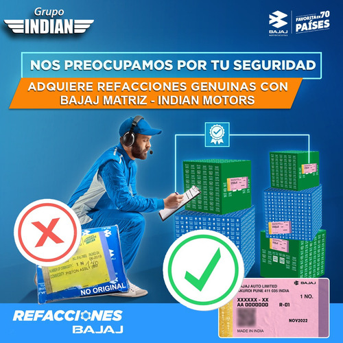 Manguera De Radiador A Termostato Dominar 400 / 250 Bajaj
