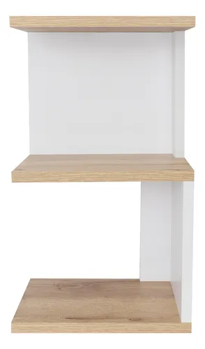Repisa Índigo 2 Niveles Bi-color - Café / Blanco