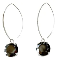 Comprar Aros Redondos Plata 925 Ónix