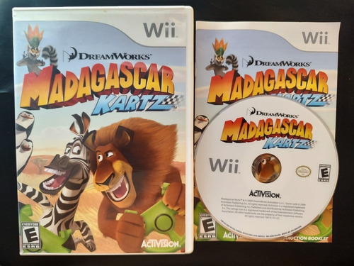 Madagascar Kartz Nintendo Wii Original Físico 