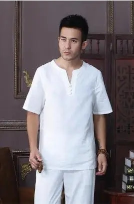 Camisa De Kung-fu Para Hombre Shirt Tradition, Pantalones Co