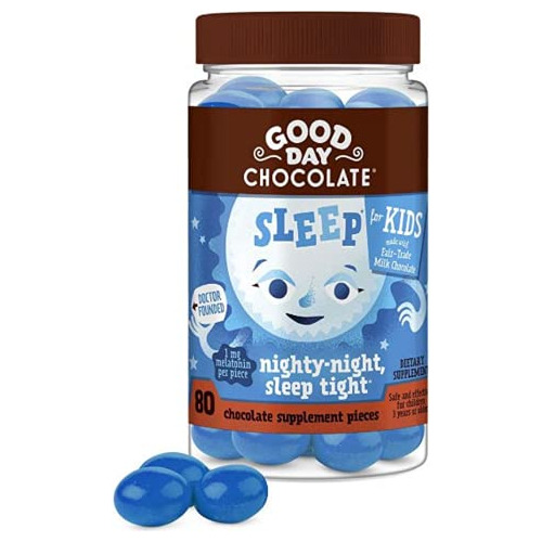 Buen Día Chocolate Melatonina Natural Para Niños, 9frwo