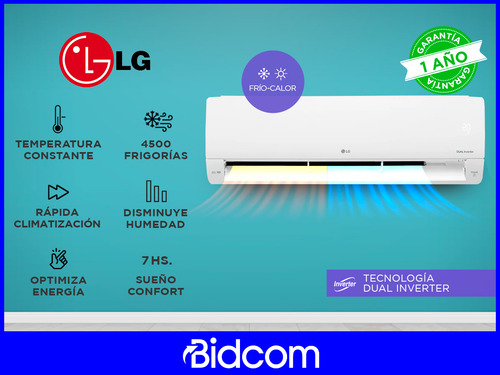 Aire Acondicionado LG Dual Cool Frío/calor 4500 Frigorías