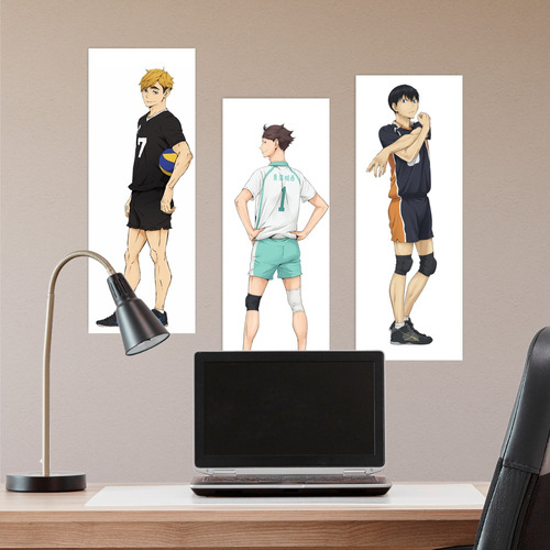 Combo X 3 De Cuadros Grandes Haikyuu Armadores  - Animeras