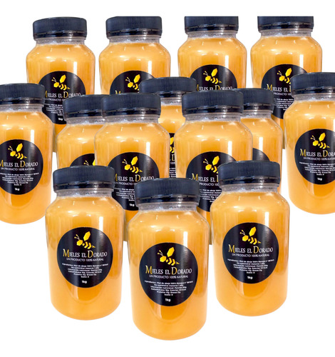 Miel Pura 10 Potes X 1kg Multifloral Calidad De Exportación