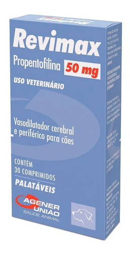 Revimax 50mg Agener União 30 Comprimidos