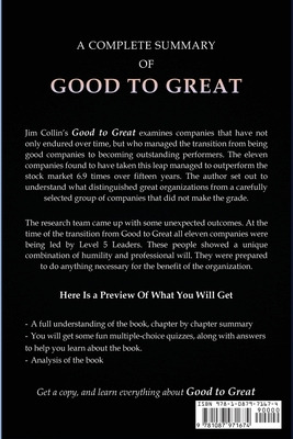 Libro Summary Of Good To Great - Summary, Fastdigest