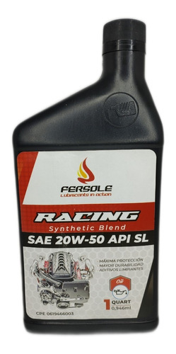 Aceite Semi-sintetico Fersole 20w50  Sellado