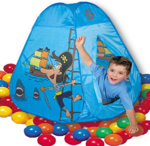 Casita Para Chicos Juego Plegable + 100 Pelotas  Pelotero