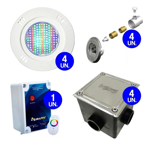 Kit Completo Para Piscinas Alvenaria Até 50 M³ Sodramar