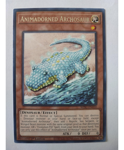 Yugioh Animadorned Archosaur - Wisu-en050 - Rare