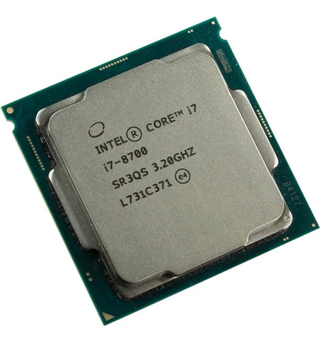 Procesador Intel Core I7-8700 6 Núcleos, Grafica Integrada. (Usado)
