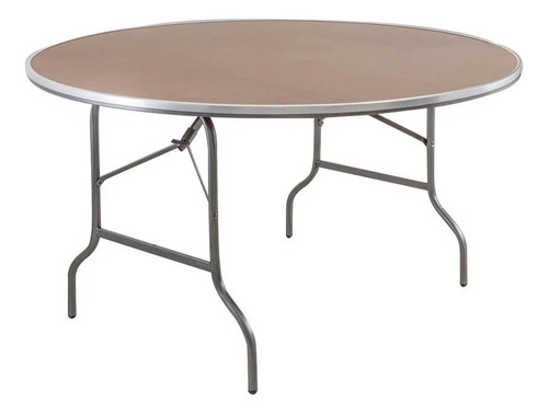 Paquete Mesa Redonda, 10 Sillas Plegables Con Mantel Y Funda (Usado)