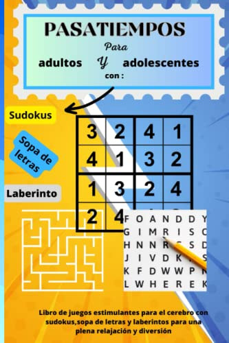 Pasatiempos Para Adultos Con Sudokus: Libro De Pasatiempos C