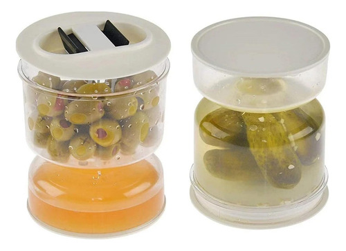 2pcs Pickles De Aceitunas Filtrar El Líquido