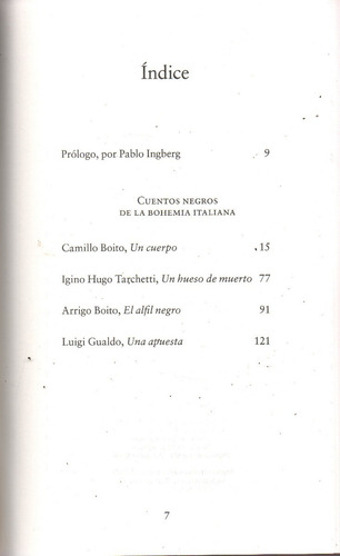 Imagen 3 de 4 de Cuentos Negros De La Bohemia Italiana - Boito - Losada