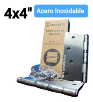 Comprar Par Bisagras 4 PuLG Con Rolinera Acero Inoxidable Las Buenas