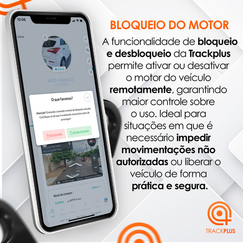 Rastreador 4g Bloqueador Veicular Com Aplicativo + Chip M2m