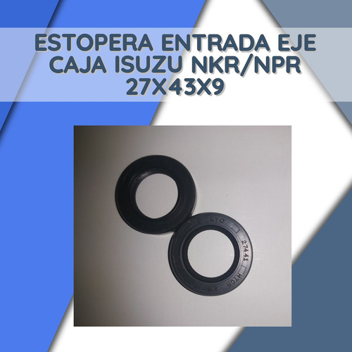 Estopera Entrada Eje Caja Isuzu Nkr/npr/nhr/4jbdi (509625018