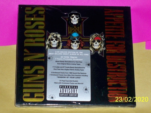 Guns N' Roses - 2 Cd Appetite For Destruction Deluxe Edition