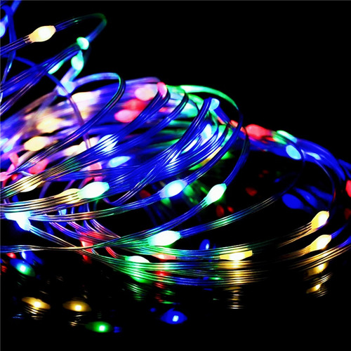 Cadena De Luces Led De 5 M De 8 Modos Para Decoración Navide