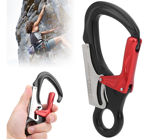 Botón De Escalada Al Aire Libre Con Mosquetón De 35 Quilates