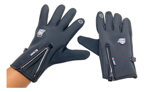 Guantes Largos Ciclismo Neoprene Premium Tactil C-472a