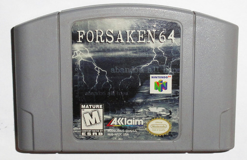 Forsaken Nintendo 64 Original Videojuego - Mg