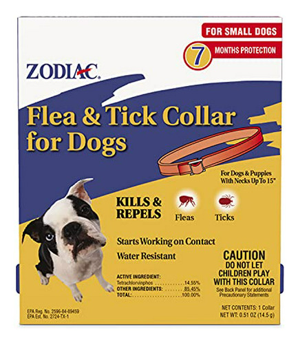 Collar Antipulgas Y Garrapatas Compatible Con Perros Pequeño